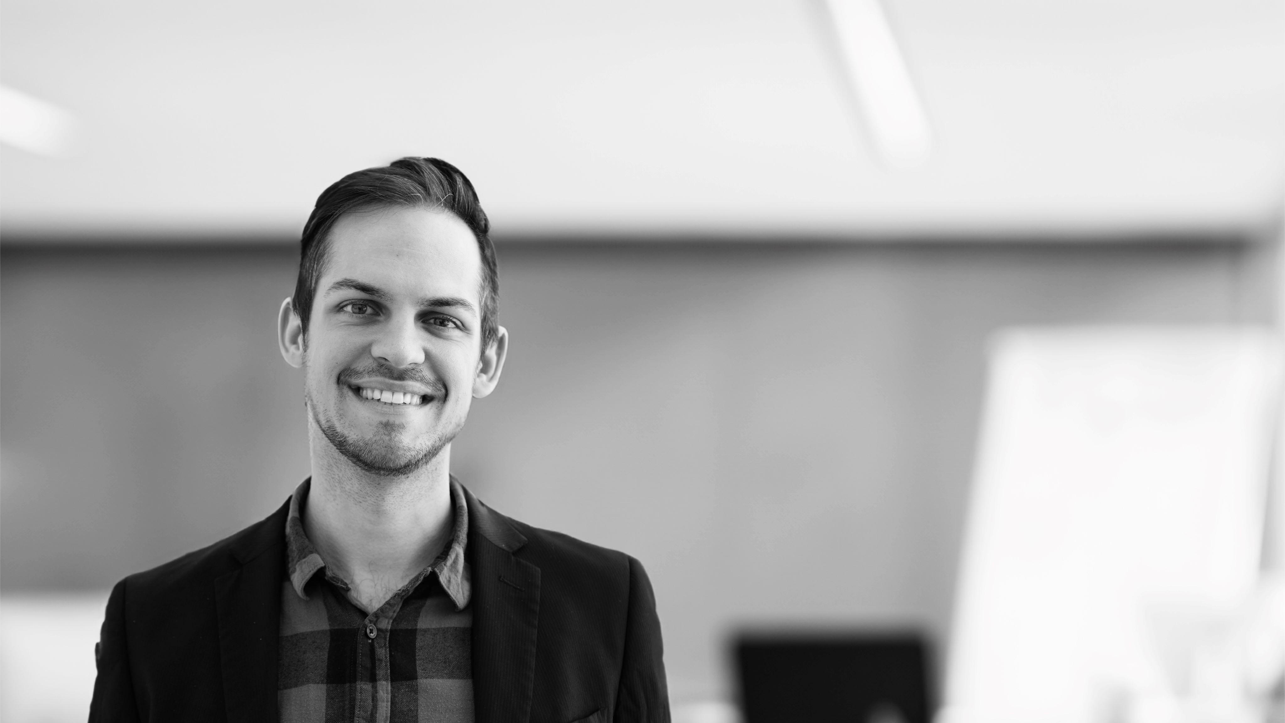 schwarz-weißes Portrait Headerbild 