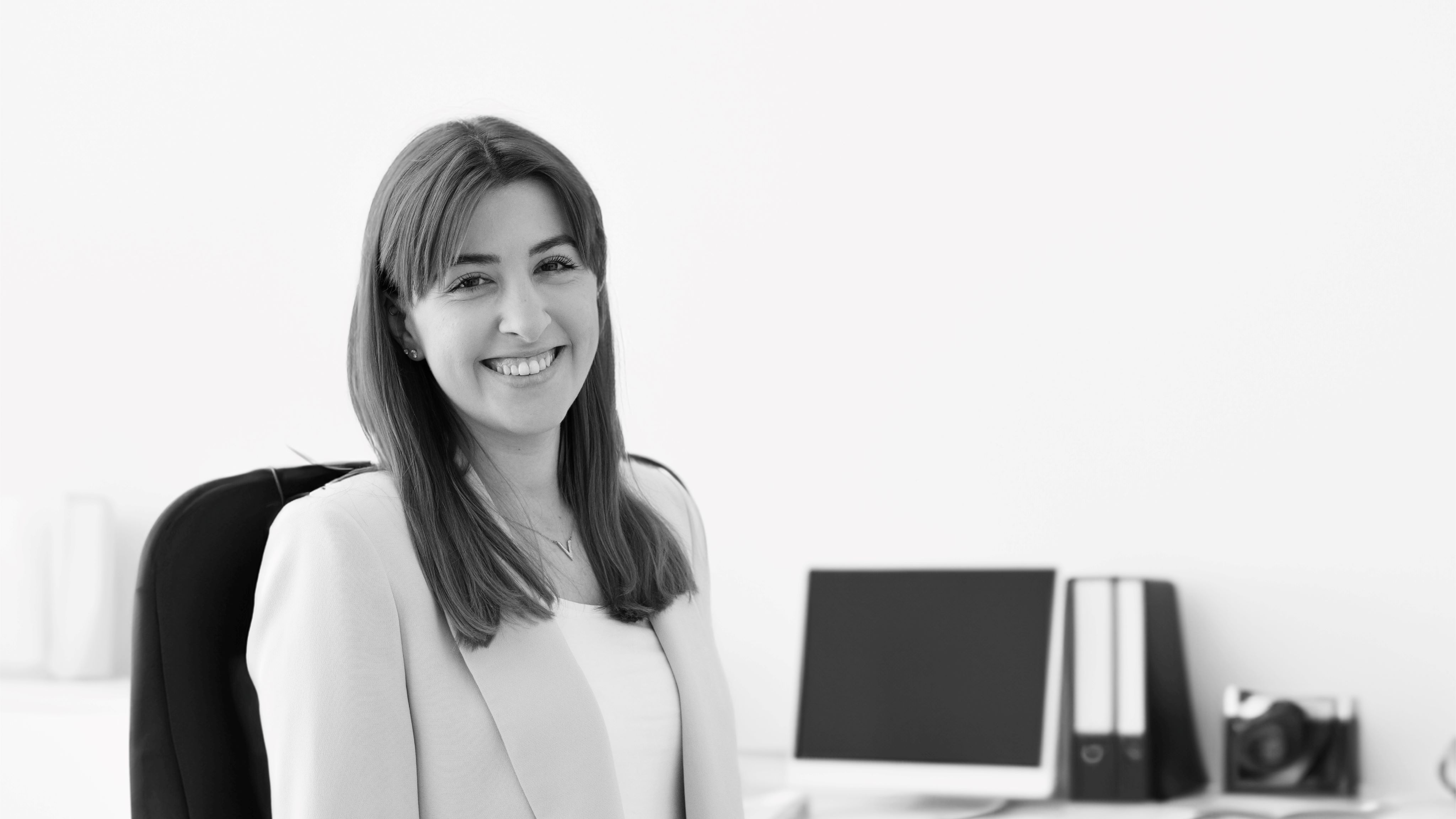 schwarz-weißes Headerbild Portrait